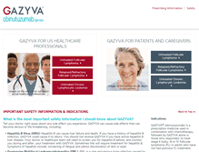 Tablet Screenshot of gazyva.com